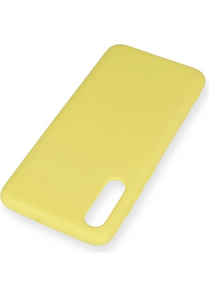 Buğz Samsung Galaxy A70 Kılıf Nano Içi Kadife Silikon - Sarı modelleri