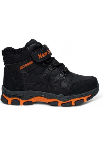 Filet Bot 247 Cilt Siyah Oranj Kaymaz Fermuarlı Kürklü Çocuk Bot fırsatları