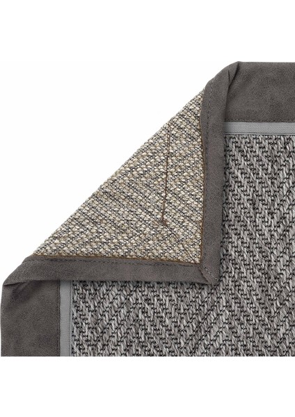 Basel Art 04 Balkon Halısı Hasır Doku Mutfak Halısı Çift Bordürlü Ithal Sisal Halı Yolluk fırsatları