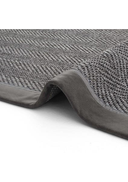 Basel Art 04 Balkon Halısı Hasır Doku Mutfak Halısı Çift Bordürlü Ithal Sisal Halı Yolluk indirimleri