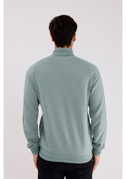 Polo Yaka Rahat Kalıp Selanik Yapıda Mevsimlik Spor Görünümlü Sweatshirt modelleri