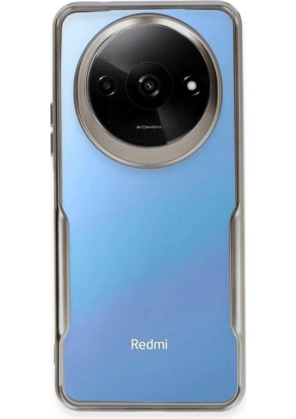 Buğz Newface Xiaomi Redmi A3 4g Kılıf Boyi Silikon Kapak - Titan Gri