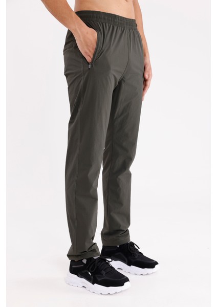 Esnek Mikro Likra Karışımlı Lastikli Bel Yan Cepli Rahat Kalıp Hareket Özgürlüğü Sunan Eşofman Altı fırsatları