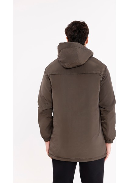 Kapüşonu Çıkabilir Memory Yüzeyli Rüzgâr Korumalı Fermuarlı Cepli Uzun Mont modelleri