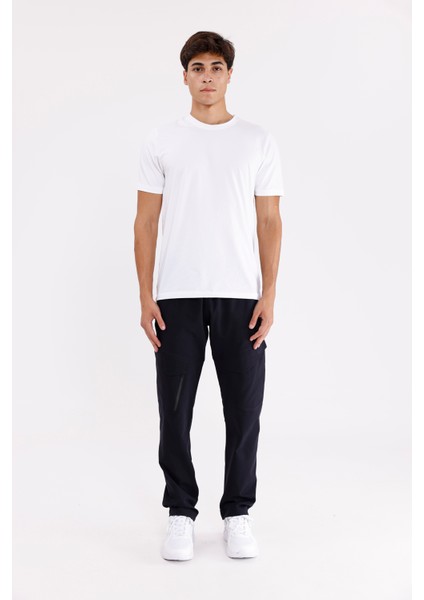 Ayarlanabilir Kordonlu Esnek Bel Yapılı Rahat Kalıp Yan Cepli Prego Model Eşofman Altı indirimleri