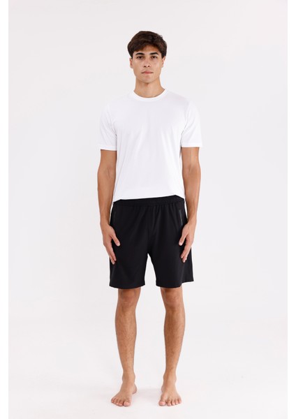 Fermuarlı Cepli Çift Yön Esneyen Hafif Dokuma Rahat Kalıp Diz Üstü Şort indirimleri