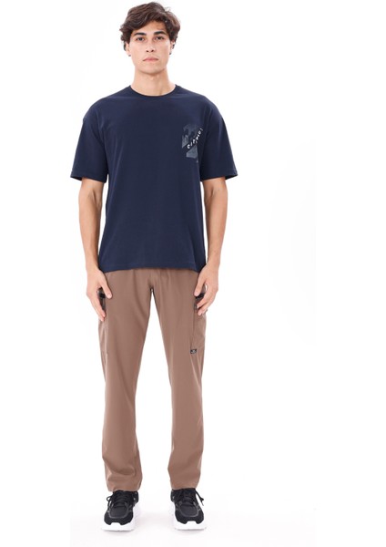 Fermuarlı Kargo Cepli Esnek Bel Rahat Kalıp Düz Paça Hafif Yapı Hızlı Kuruyan Eşofman Altı