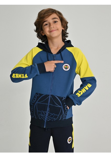 Çocuk Trıbun Sarı Lacivert Sweat