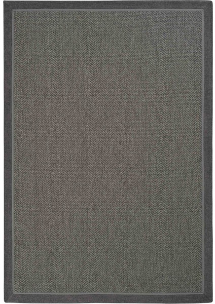 Basel Art 03 Balkon Halısı Hasır Doku Mutfak Halısı Çift Bordürlü Ithal Sisal Halı Yolluk