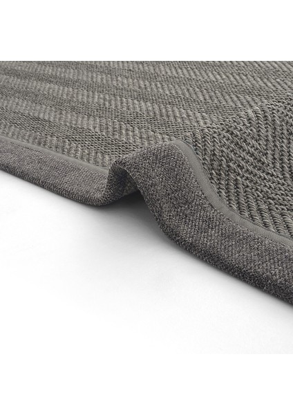 Basel Art 03 Balkon Halısı Hasır Doku Mutfak Halısı Çift Bordürlü Ithal Sisal Halı Yolluk indirimleri