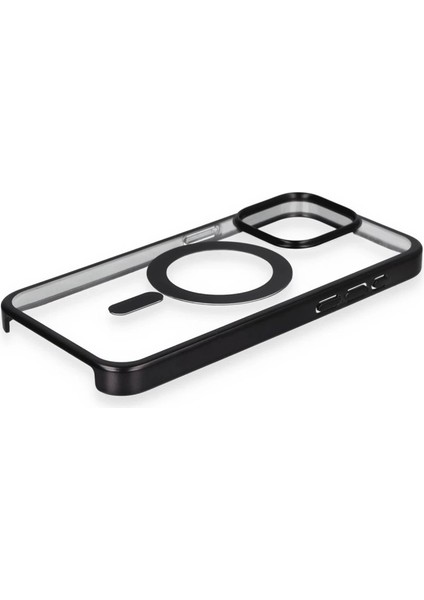 Buğz Iphone 15 Pro Max Kılıf Erozi Magsafe Kapak - Siyah fırsatları