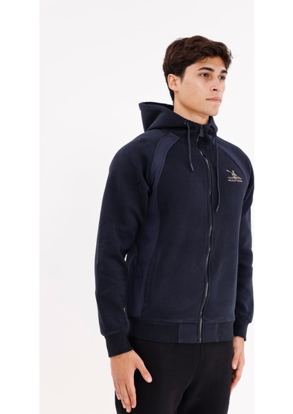 Yan Panel Detaylı Fermuarlı Kapüşonlu Üst ve Cepli Alt Iki Parça Spor Eşofman Takımı fırsatları