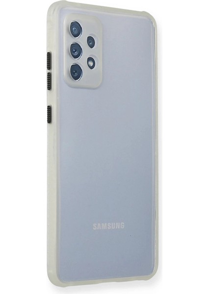 Buğz Samsung Galaxy A72 Kılıf Miami Şeffaf Silikon - Şeffaf