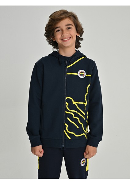 Çocuk Trıbun All Over Baskı Sweat