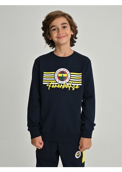 Çocuk Trıbun Şeritli Fenerbahçe Sweat