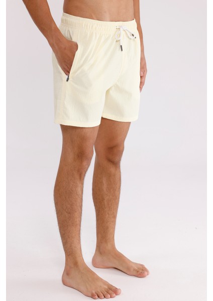 Çizgili Dokuma Bel Ipli Cepli Rahat Kalıp Şort fırsatları