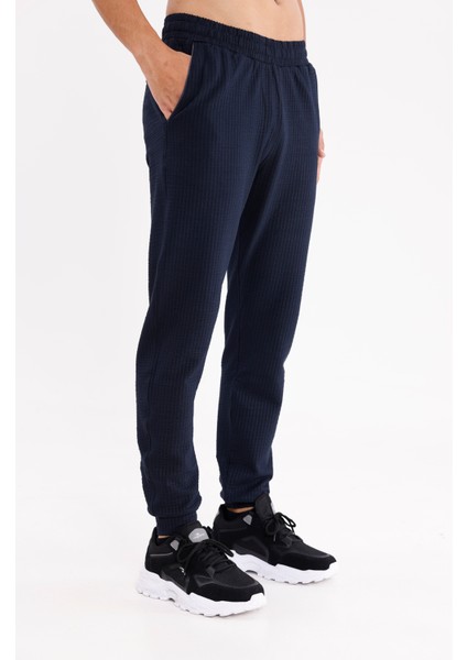 Petek Desenli Elastik Bel Yan Cepli Daralan Paça Spor Eşofman Altı fırsatları