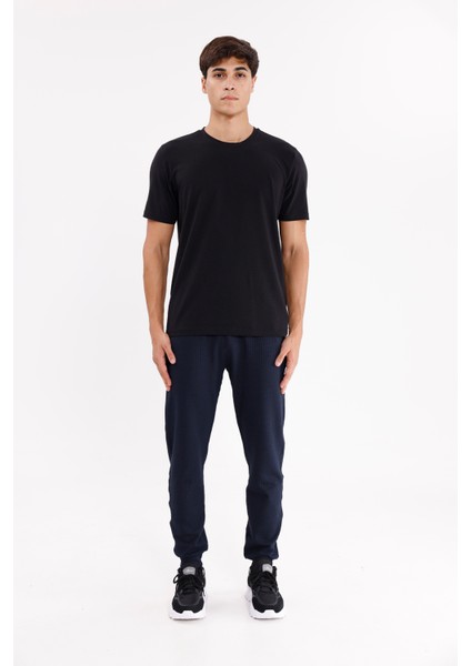 Petek Desenli Elastik Bel Yan Cepli Daralan Paça Spor Eşofman Altı indirimleri