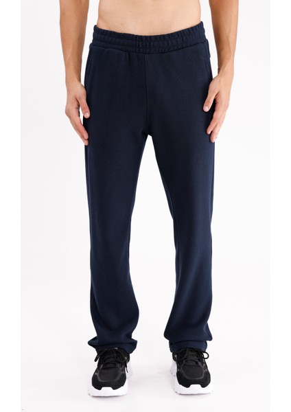 Selanik Dokulu Esnek Bel Kordonlu Rahat Kalıp Yan Cepli Paça Lastikli Eşofman Altı