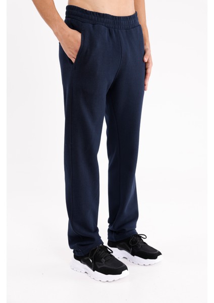 Selanik Dokulu Esnek Bel Kordonlu Rahat Kalıp Yan Cepli Paça Lastikli Eşofman Altı fırsatları