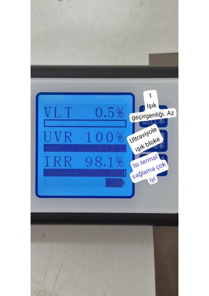 Ultra Koyu Uv Cam Filmi – Depo ve Iş Yerleri Için 100X150