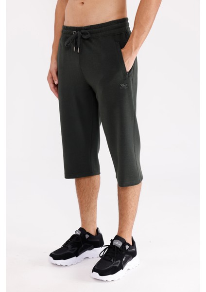 Yumuşak Modal Karışımlı Bağcıklı Elastik Bel Yan Cepli Arka Cepli Diz Altı Kesim Rahat Kalıp Spor Kapri fiyatları