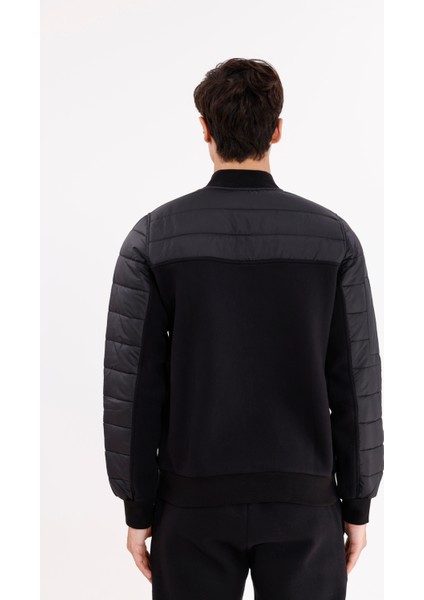 Kapitone Ön Panel Detaylı Polo Yakalı Cepli Rahat Kalıp Uzun Kollu Sweatshirt modelleri