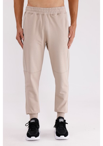 Ottoman Şeritli Fermuarlı Cepli Lastik Belli Daralan Paça Ribanalı Konforlu Spor Eşofman Altı