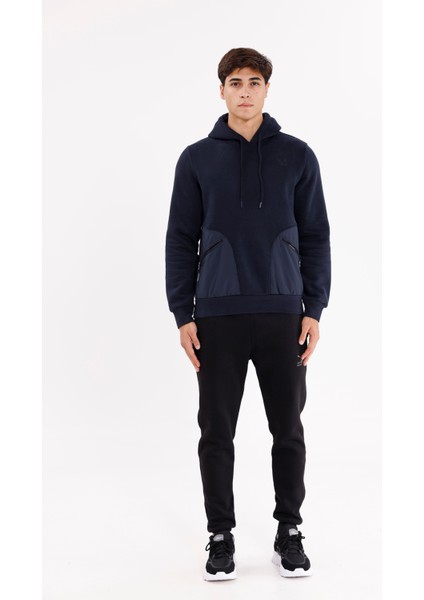 Rahat Kalıp Yumuşak Iç Yüzeyli Kordonlu Kapüşonlu Sweatshirt