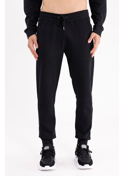 Modal Karışımlı Rahat Kalıp Kordonlu Elastik Bel Yan Cepli Reflektif Şerit Detaylı Ribana Paça Eşofman Altı