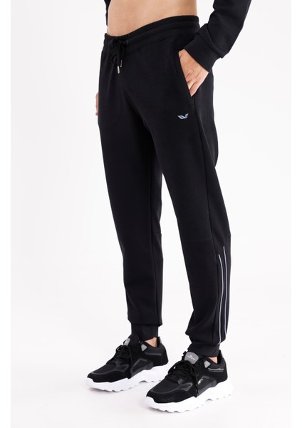 Modal Karışımlı Rahat Kalıp Kordonlu Elastik Bel Yan Cepli Reflektif Şerit Detaylı Ribana Paça Eşofman Altı fiyatları