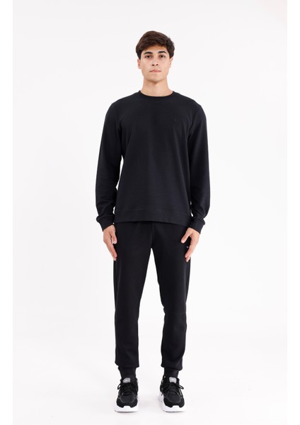 Modal Karışımlı Rahat Kalıp Kordonlu Elastik Bel Yan Cepli Reflektif Şerit Detaylı Ribana Paça Eşofman Altı indirimleri