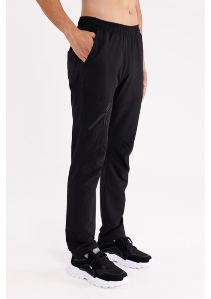 Fermuarlı Yan Cep Detaylı Esnek Bel Düz Paça Ergonomik Dikişli Konforlu Şehir Stili Eşofman Altı fırsatları