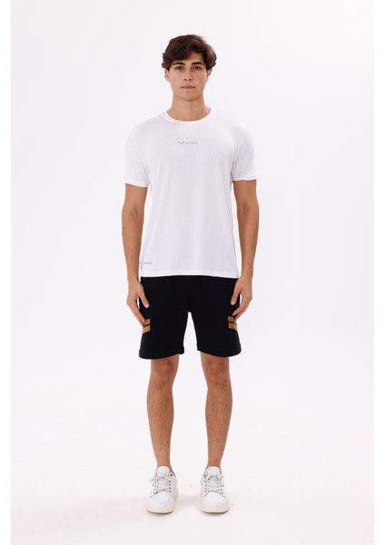 Yumuşak Jarse Kumaşlı Bisiklet Yaka Rahat Kalıp Nefes Alabilen Temel Parça Tişört