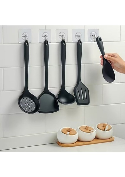 Şeffaf Kendinden Yapışkanlı Kanca, Pratik Çok Amaçlı 2 Adet Oynar Kancalı Sihirli Yapışkan fırsatları