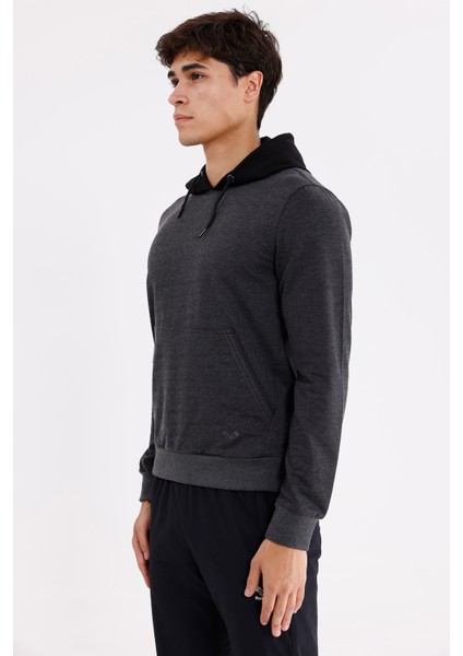 Kanguru Cepli Ayarlanabilir Kordonlu Ribana Manşetli Rahat Kesim Kapüşonlu Sweatshirt fiyatları