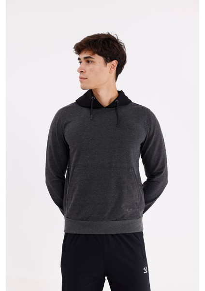 Kanguru Cepli Ayarlanabilir Kordonlu Ribana Manşetli Rahat Kesim Kapüşonlu Sweatshirt indirimleri