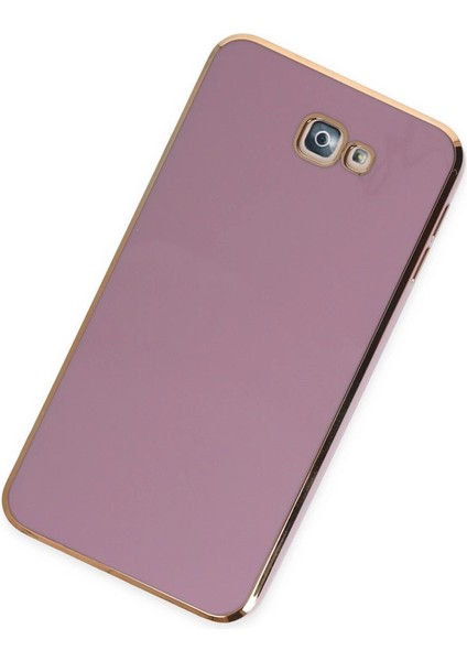 Buğz Samsung Galaxy J7 Prime Kılıf Volet Silikon - Mor modelleri