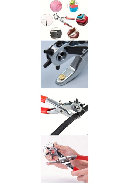 Turk Kemer Delici Pense 6 Uçlu Saat Kayış Kemer Delme Pensesi modelleri