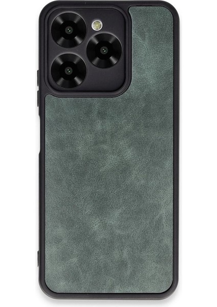 Buğz Newface General Mobile Era 30 Kılıf Aras Deri Kapak - Koyu Yeşil