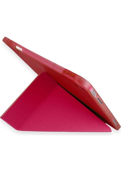 Xiaomi Pad 6 Kılıf Kalemlikli Mars Tablet Kılıfı - KIRMIZI-(5796) fırsatları