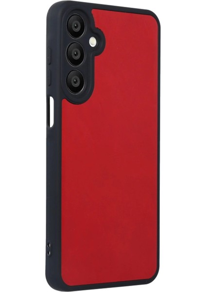 Buğz Samsung Galaxy A16 5g Kılıf Aras Deri Kapak - Kırmızı modelleri
