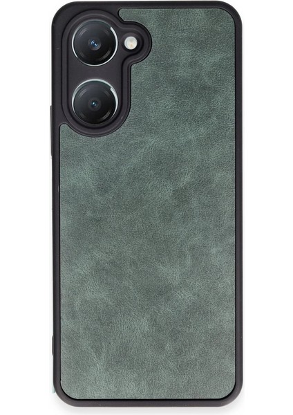 Buğz Newface Vivo Y18 Kılıf Aras Deri Kapak - Koyu Yeşil fiyatları