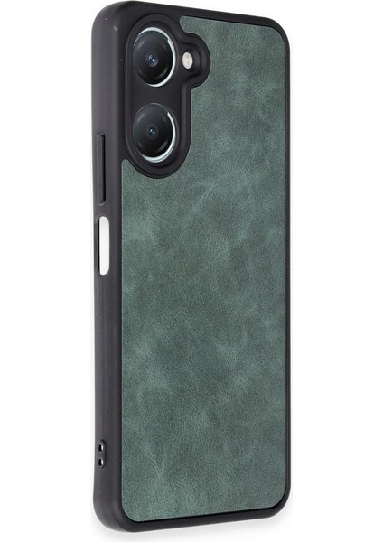 Buğz Newface Vivo Y18 Kılıf Aras Deri Kapak - Koyu Yeşil modelleri