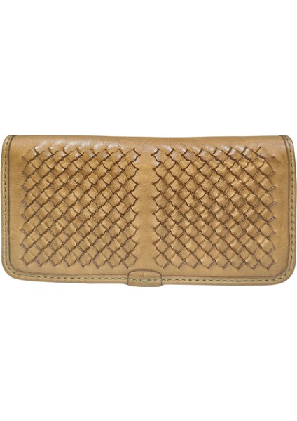 Unisex El Yapımı Hakiki Deri Telefon, Bozuk Para Ve Kartlık Bölmeli Cüzdan ARTA