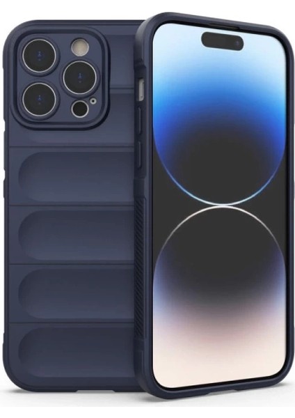 Buğz Iphone 16 Pro Kılıf Optimum Silikon - Lacivert