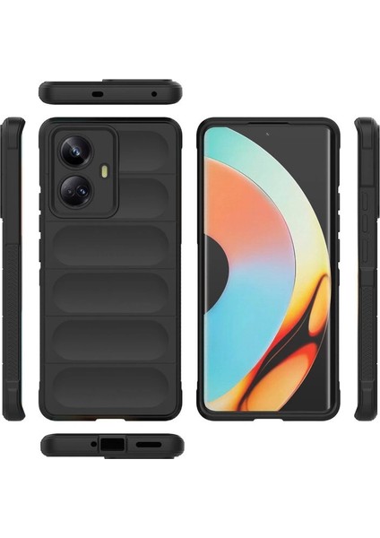 Buğz Realme 10 Pro 5g Kılıf Optimum Silikon - Siyah modelleri
