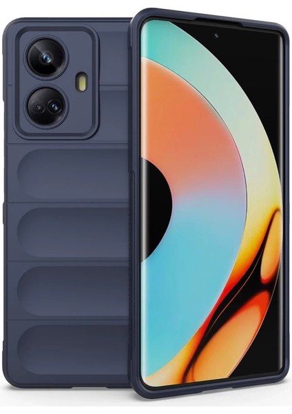 Buğz Realme 10 Pro 5g Kılıf Optimum Silikon - Lacivert