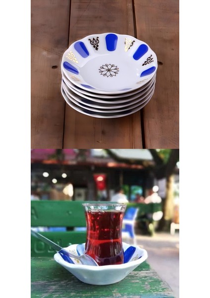 Turk Melamin Çay Tabağı 18 Adet Geleneksel Türk Çay Bardağı Altlığı fiyatları