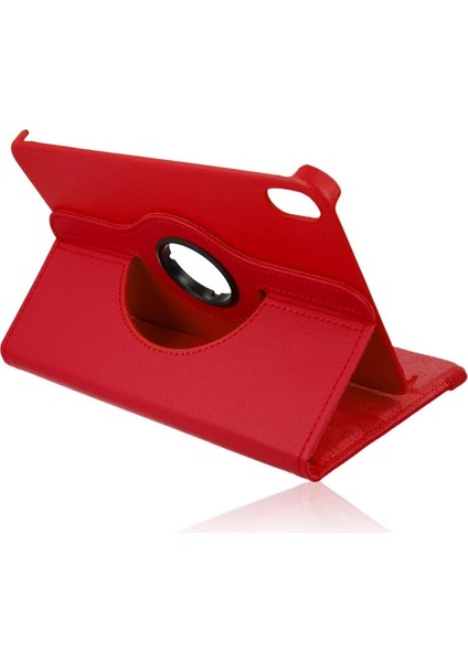 Buğz Ipad Mini 6 Kılıf 360 Tablet Deri Kılıf - Kırmızı